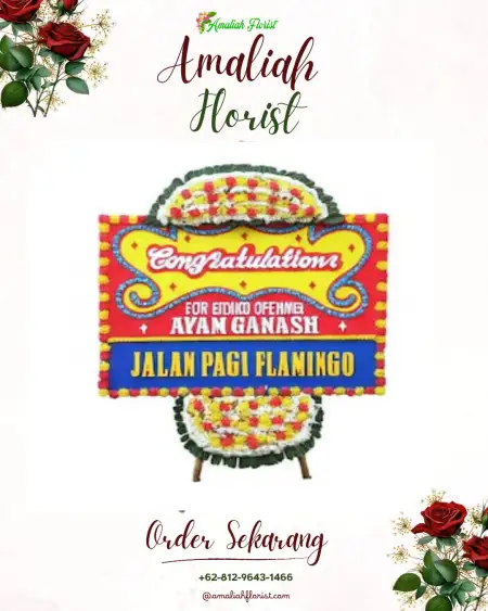 Sewa Papan Bunga Gunungwangi